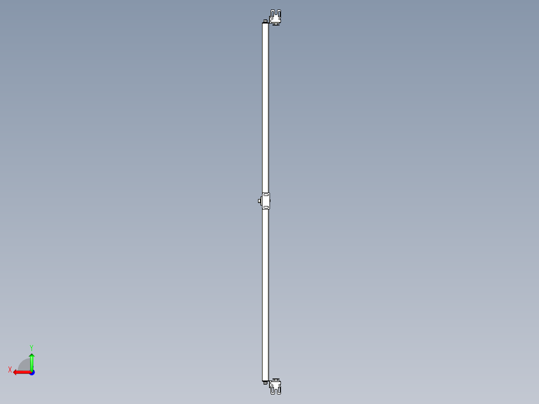 基恩士SL-JB103_back-mount_kc图纸模型后视图