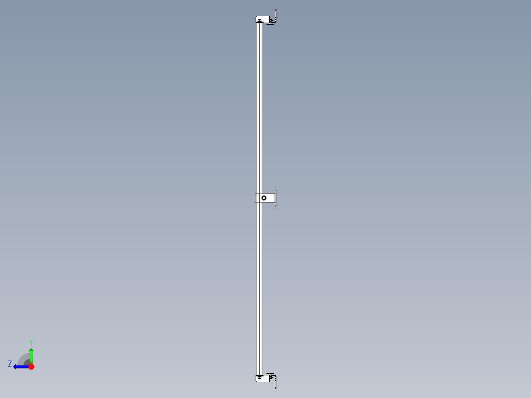 基恩士SL-JB103_back-mount_kc图纸模型右视图