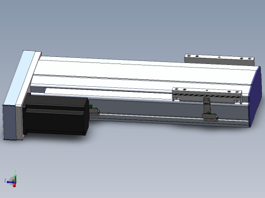电动滑台模组SDM175左折模型