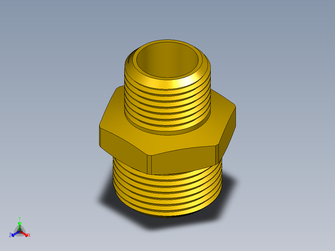 螺纹接头六角适配器G3_4”至G1_2”