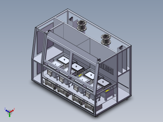 厚胶湿法去胶机正等轴测缩略图
