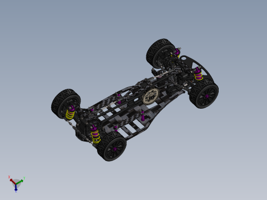 电动四轮驱动遥控模型车