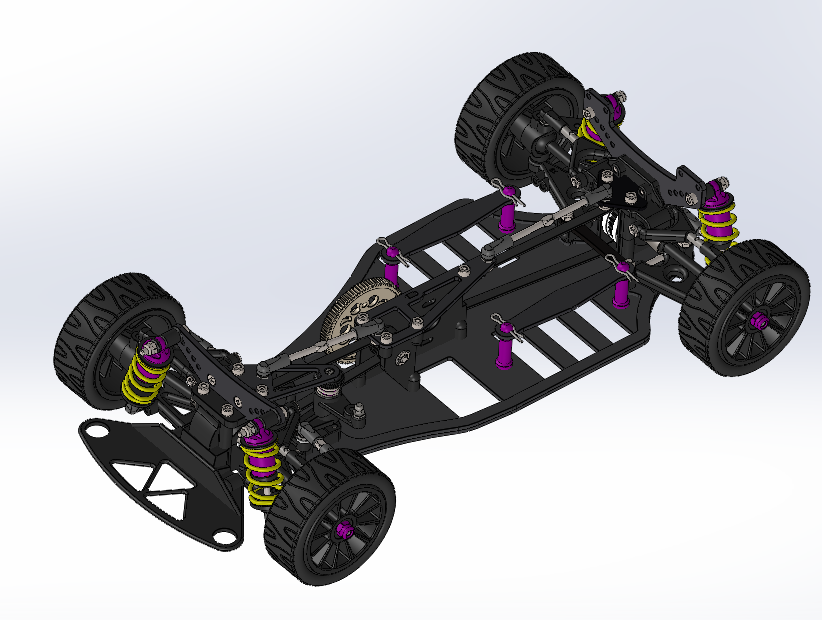 电动四轮驱动遥控模型车