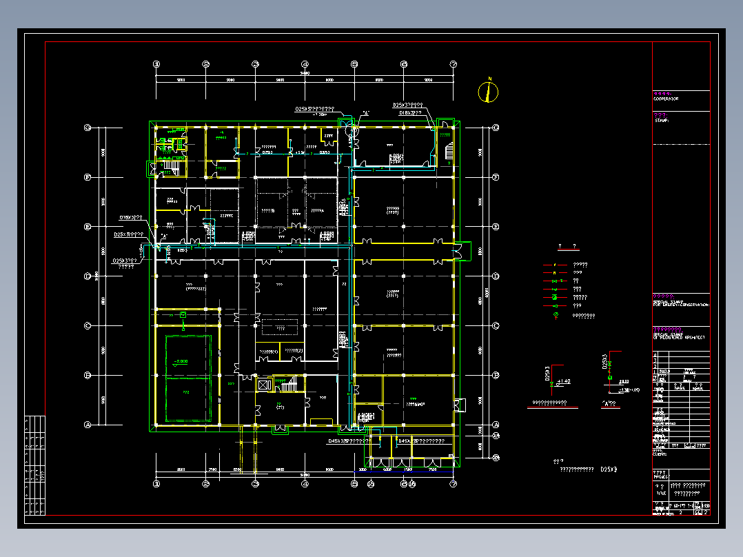某实验生产厂房及办公楼工程通风空调设计图