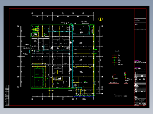 某实验生产厂房及办公楼工程通风空调设计图