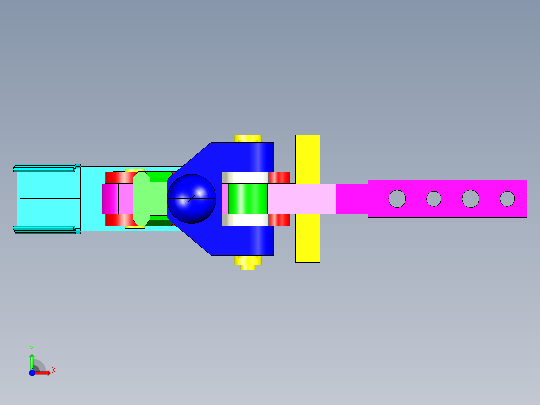 德克斯TUNKERS气缸数模T5 05 BS前视图