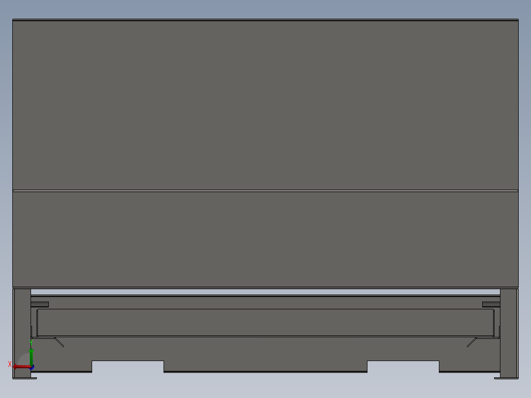 户外烧烤炉sw后视图