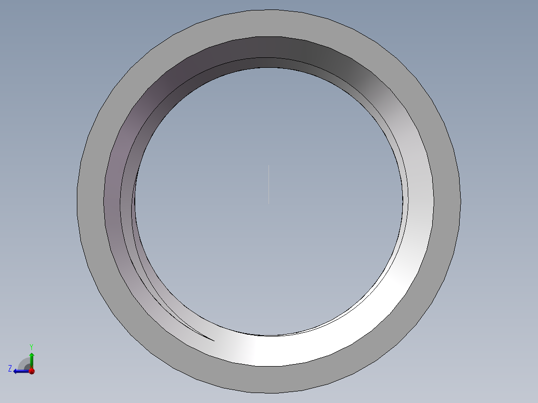 管箍-等径直通 DN8右视图