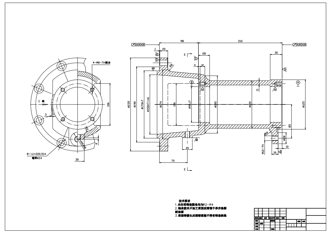 单级单吸离心泵设计CAD+说明书251332=200