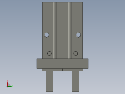 夹紧气缸HFZ16主视缩略图