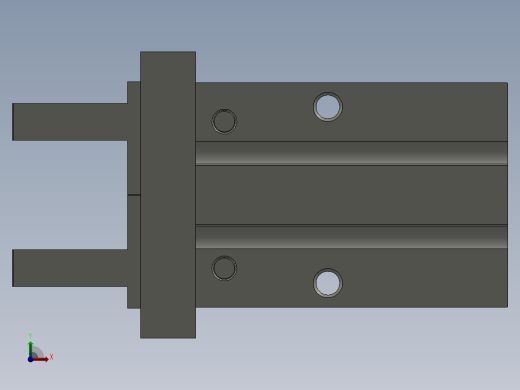 夹紧气缸HFZ16前视缩略图