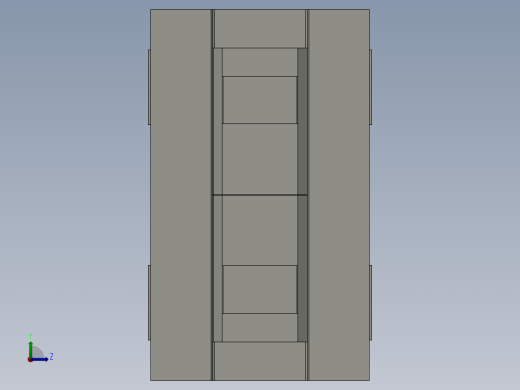 夹紧气缸HFZ16左视缩略图
