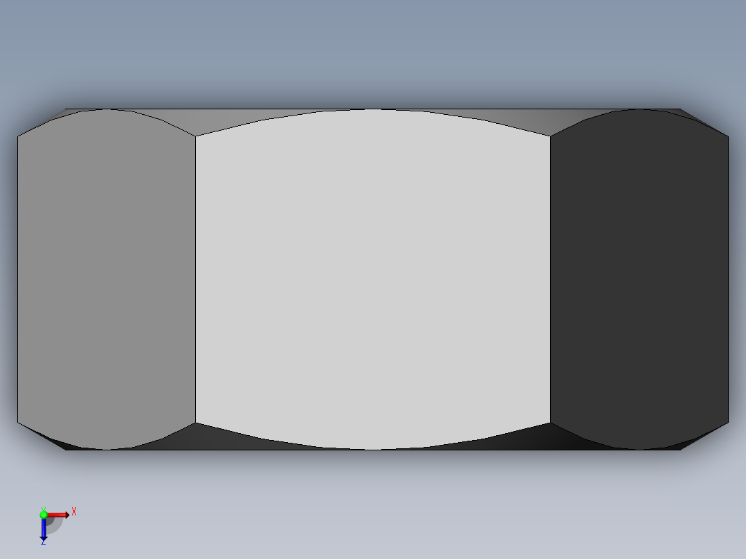 DIN 934 螺母-M76 Nut.SLDPRT俯视图