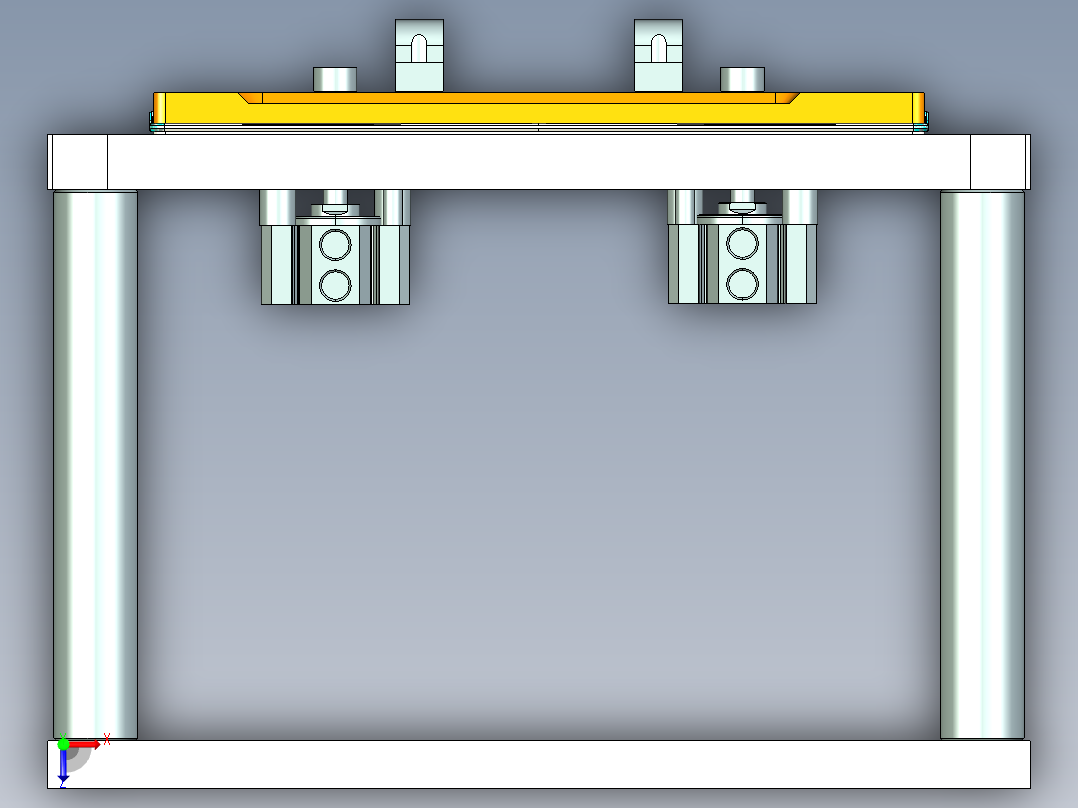 UX301-A-笔记本CNC工装夹具三维模型CNC8-7-27俯视图