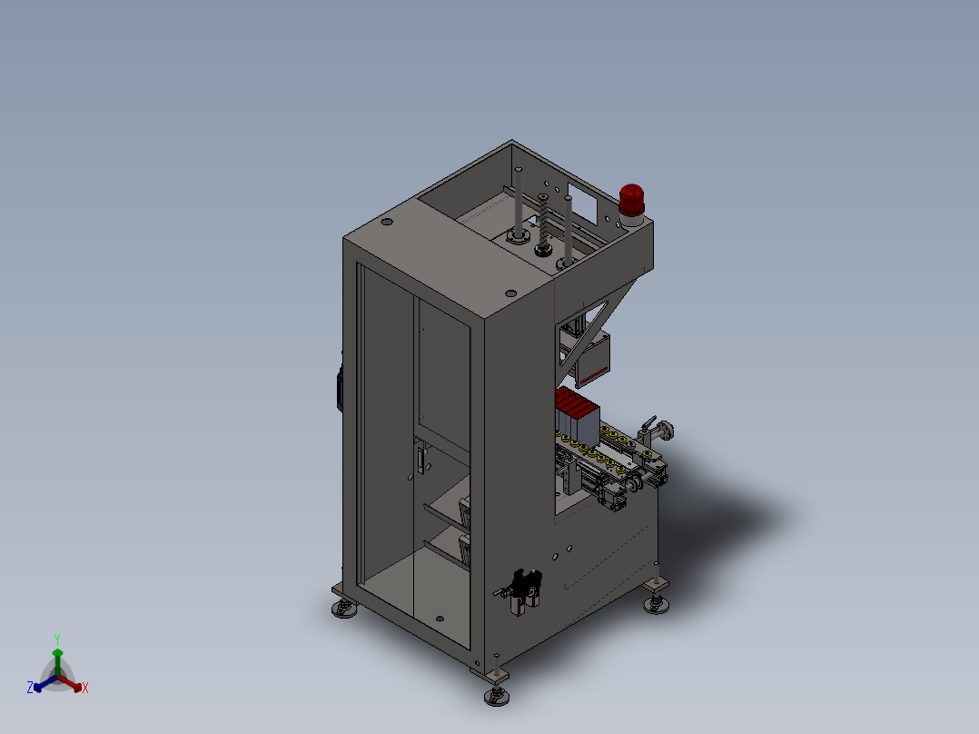 全自动高压短路检测机sw20可编辑正等轴测图