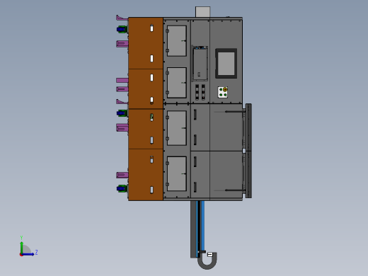 显示屏铝箔片平面度检测sw20可编辑左视缩略图