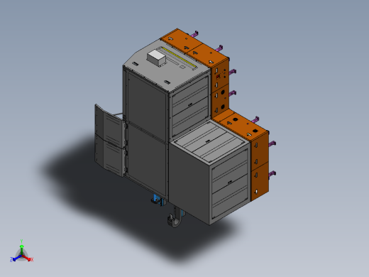 显示屏铝箔片平面度检测sw20可编辑正等轴测缩略图