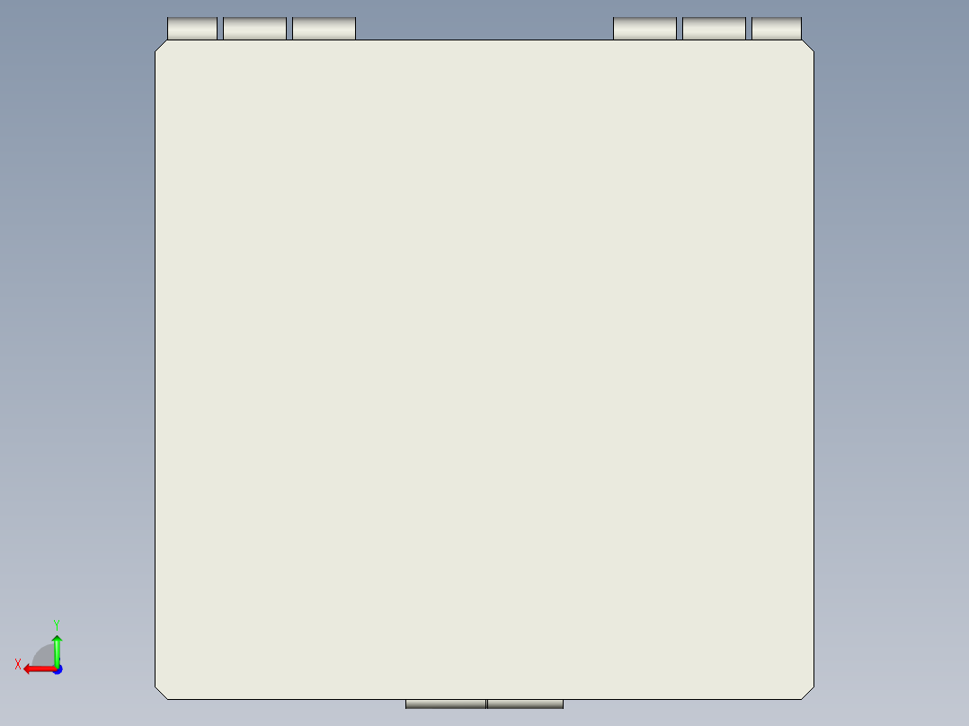 蒙德里安逻辑方块后视图