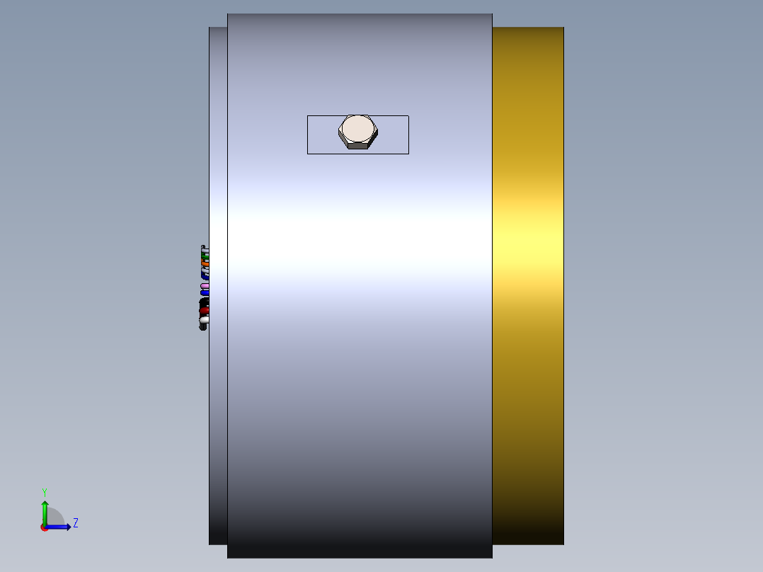 摆线减速器、摆线针轮减速器、减速器(28)左视图