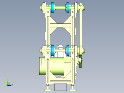 双层倍速输送线左视缩略图