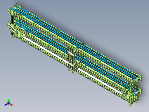 双层倍速输送线正等轴测缩略图
