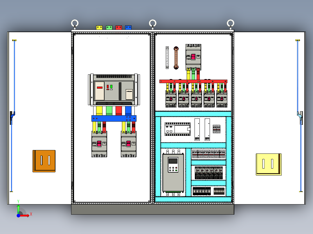 万能断路器630Aplc控制柜前视图
