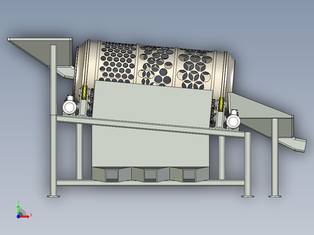 马铃薯分拣机sw20前视图