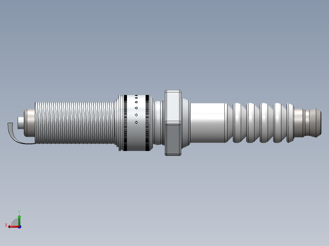 火花塞(5)后视图