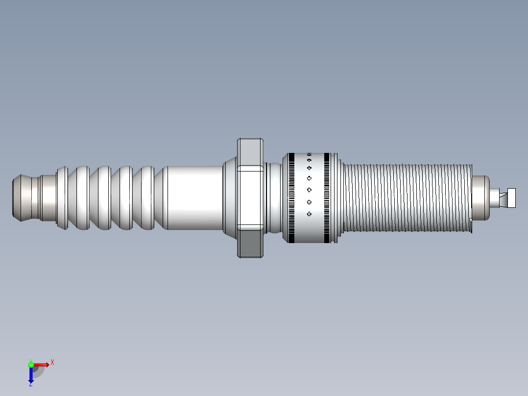 火花塞(5)俯视图