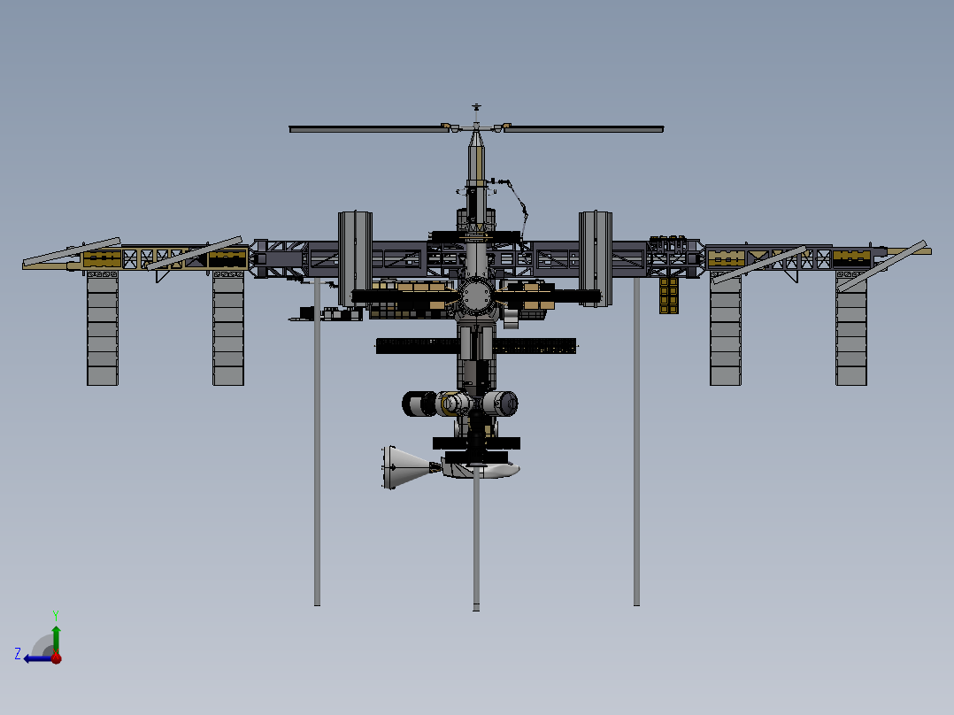 卫星、空间站(19)右视图