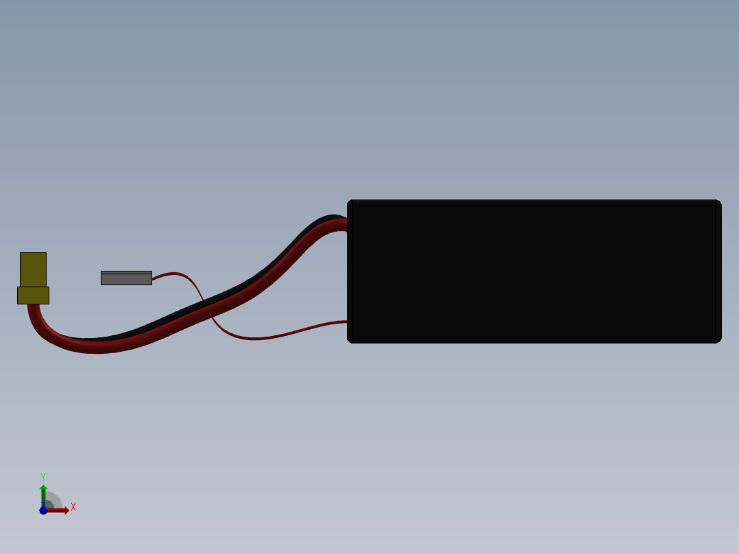 电池仓、电池(67)前视图