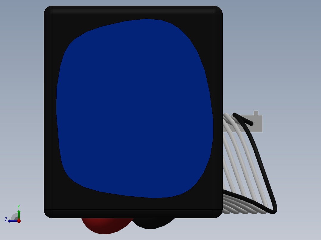 电池仓、电池(67)右视图