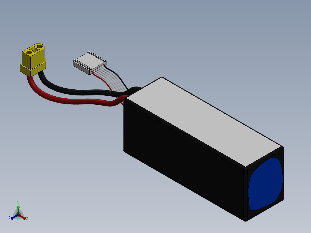 电池仓、电池(67)正等轴测图