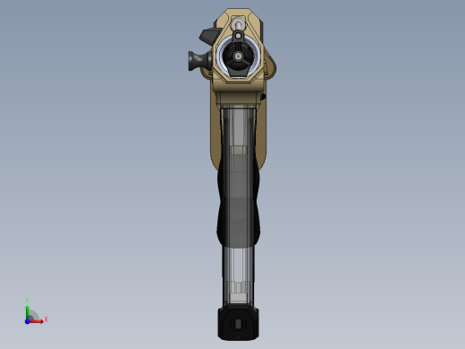 手枪左轮冲锋枪老式狙击步枪设计3D图纸f-4-semiautomatic-rifle SW STP前视缩略图
