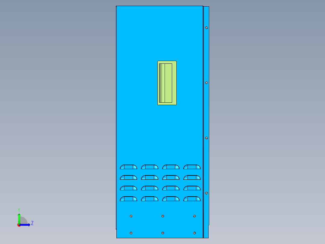 5U储能机箱电池包结构-1432487--70左视图