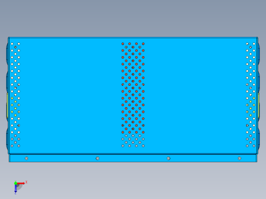 5U储能机箱电池包结构-1432487--70俯视缩略图