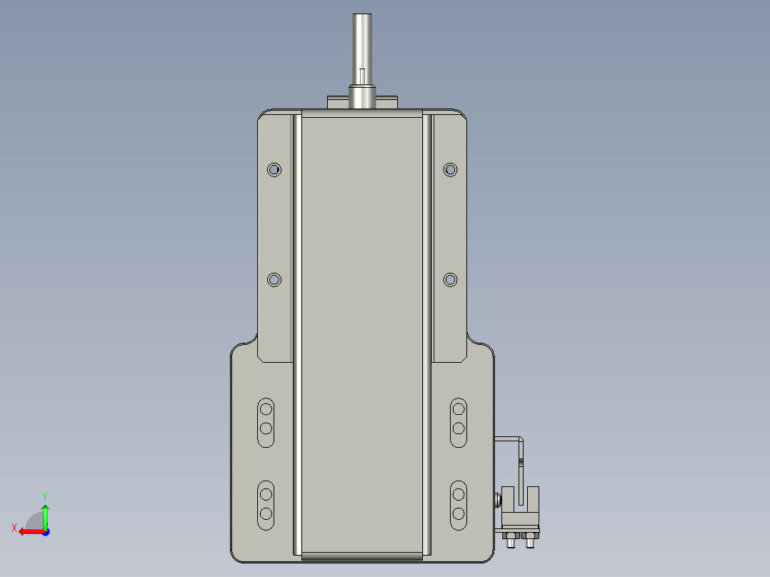 M077-KK86-940-200W-带联轴器反折后视图