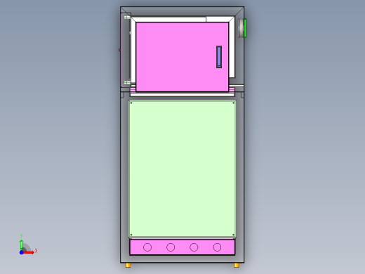 电器柜前视缩略图