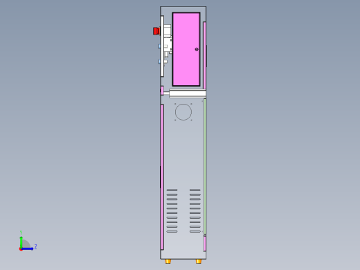 电器柜左视缩略图