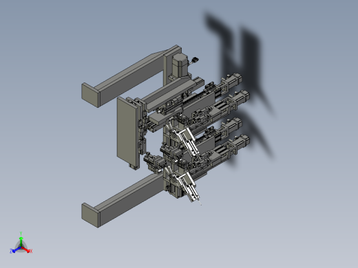 穿探温线组件正等轴测缩略图