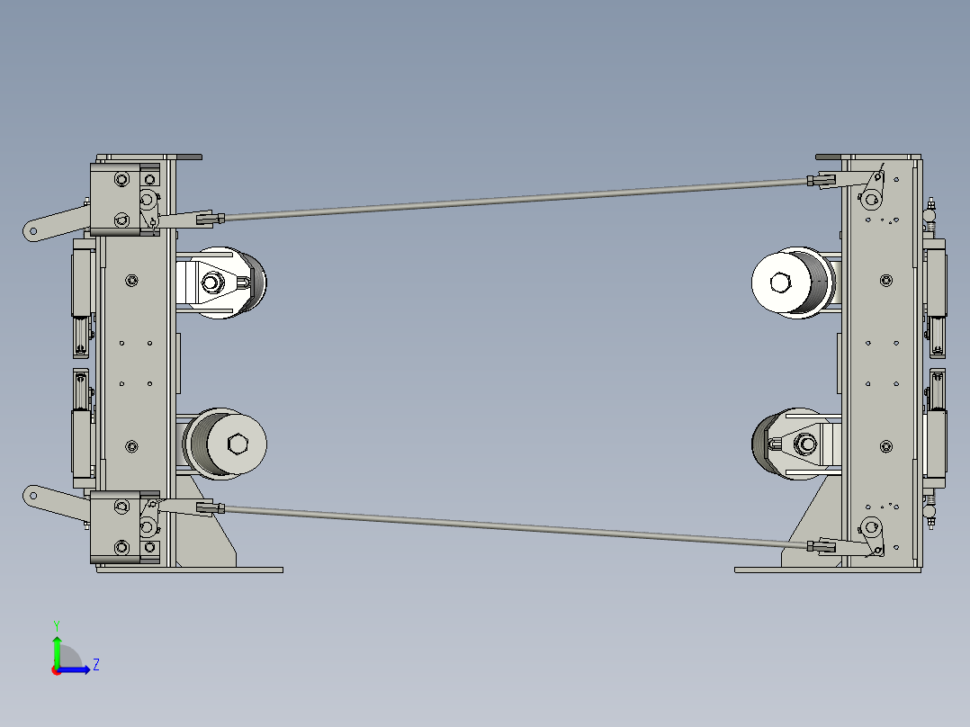 电梯专用瞬时安全卡钳左视图