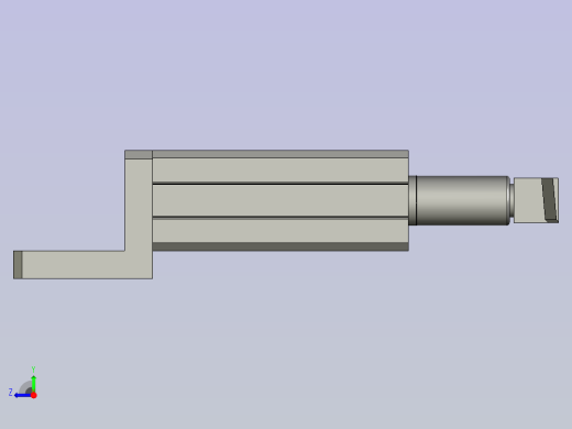 推空托盘气缸机构XLXPRTSLXPRT右视缩略图
