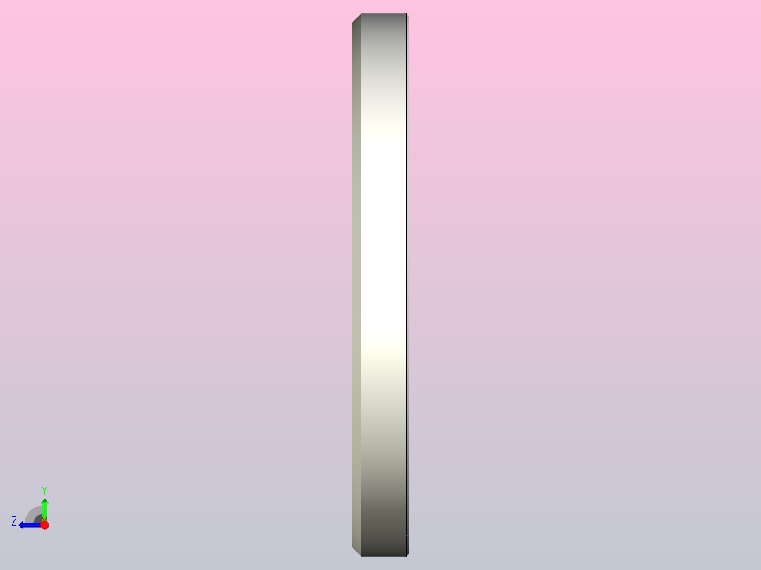 平垫圈DIN125B (ISO7090)右视图