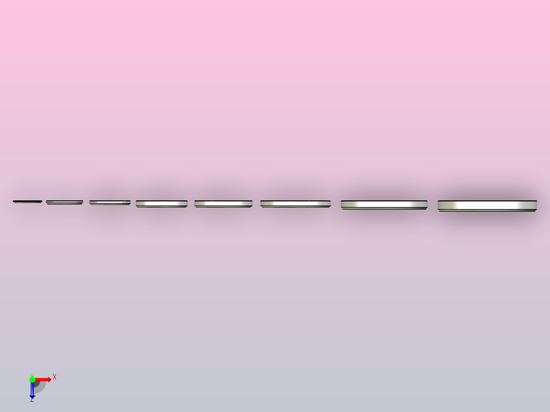 平垫圈DIN125B (ISO7090)俯视图