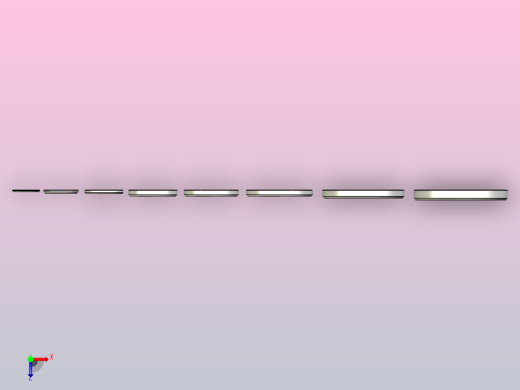 平垫圈DIN125B (ISO7090)俯视缩略图