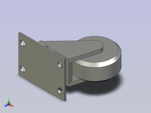 C320SEUA3140B13寸万向轮正等轴测缩略图