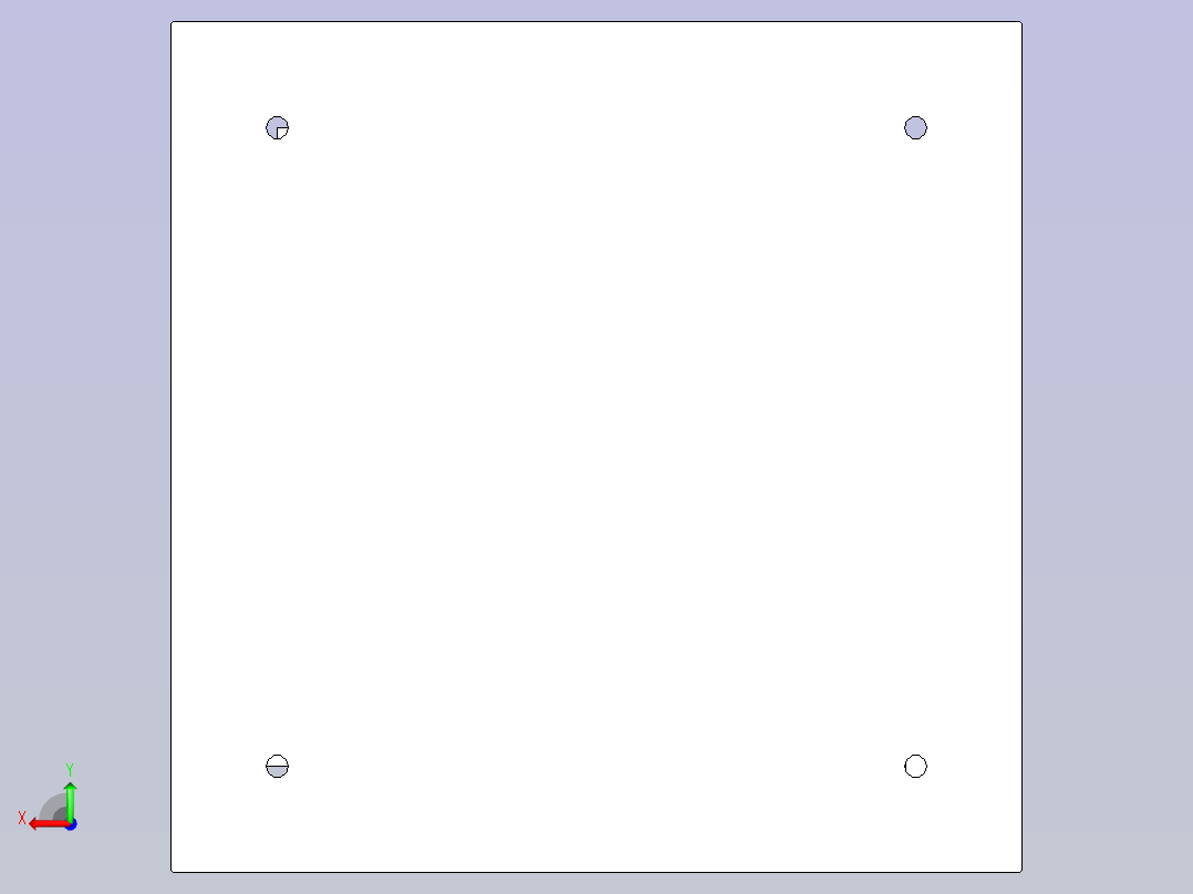 蓝系组合夹具后视图