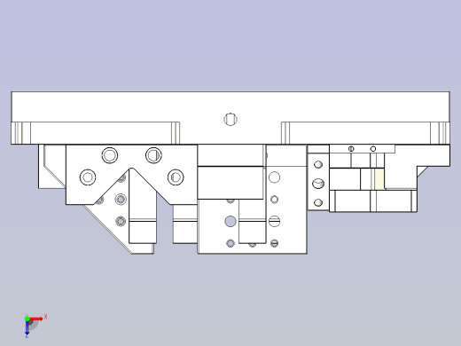 蓝系组合夹具俯视缩略图