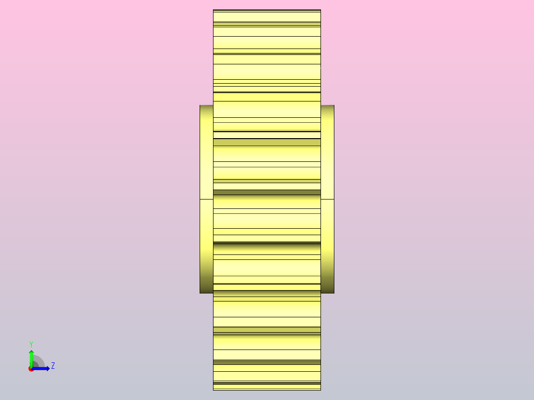 JS 812-23T-R35-C1 SS812系列机加工主动轮左视图
