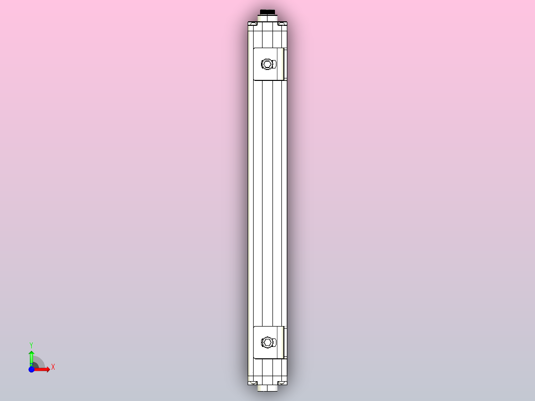 XTG1420安全光栅前视图